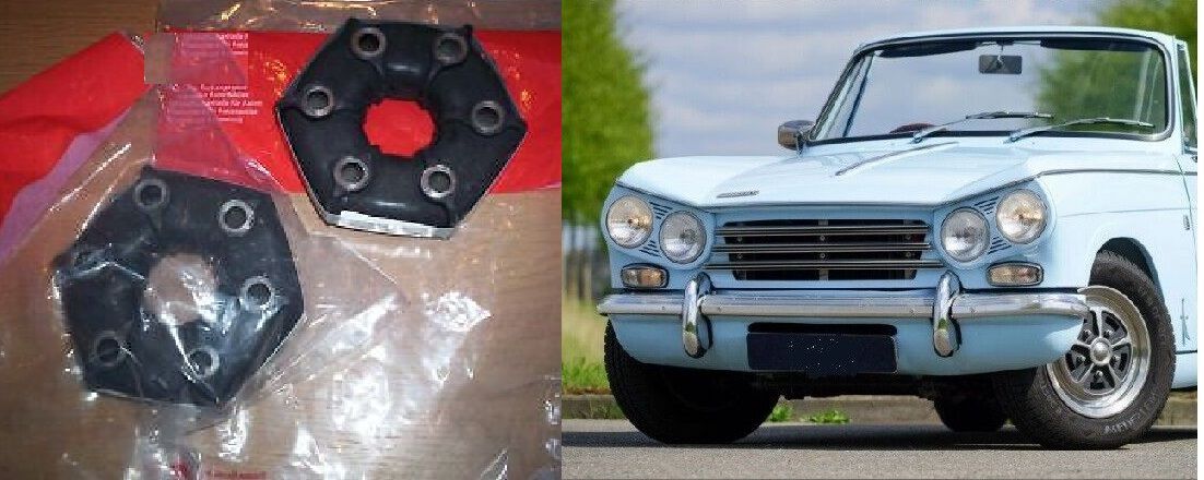 RUBBER DOUGHNUTS for ROTOFLEX x2 (Triumph Vitesse)
