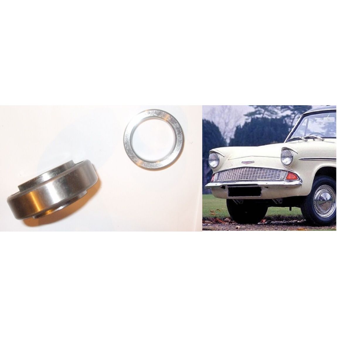 REAR WHEEL HUB BEARING KIT x1 (Ford Anglia 105e, 123e) (1959-66 Only)