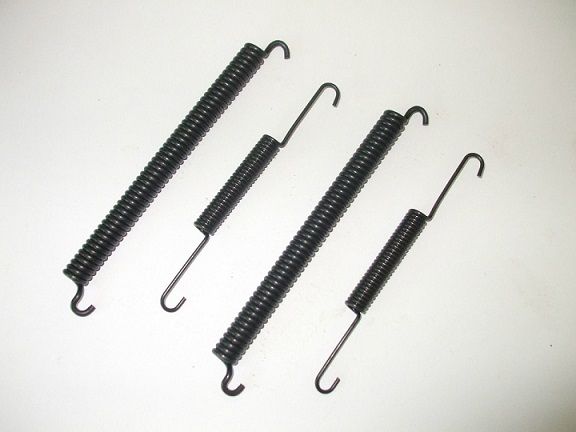 REAR BRAKE SHOE SPRINGS x4 (Morris J Type & JB Van) (1949- 61)