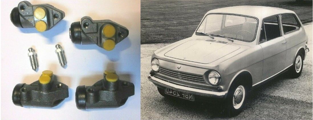 FRONT BRAKE WHEEL CYLINDERS x4 (Reliant Rebel) (1964- 74) 