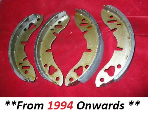REAR BRAKE SHOES SET (Reliant Robin & Rialto) (**From 1994-**) 