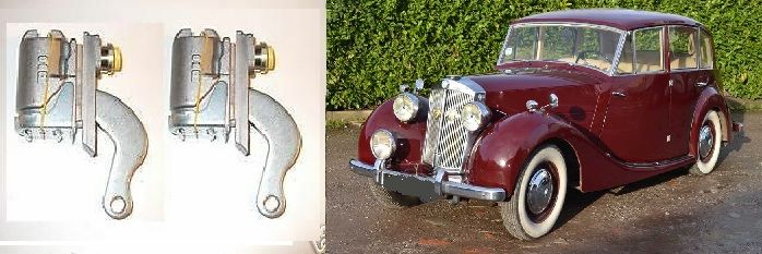 REAR BRAKE WHEEL CYLINDERS x2 (Triumph Renown) (1949- 54) 