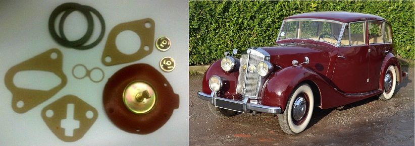 FUEL PUMP DIAPHRAGM REPAIR KIT (Triumph Renown) (**2088cc Only**) (1949- 54)  