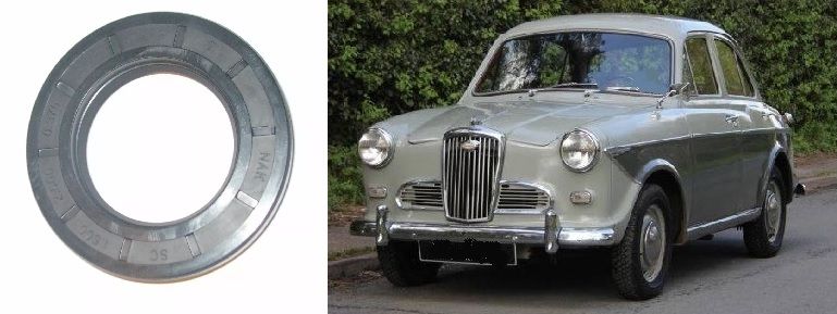 FRONT DIFFERENTIAL AXLE PINION OIL SEAL x1 (Wolseley 1500 & Riley 1.5) (1958- 65) 