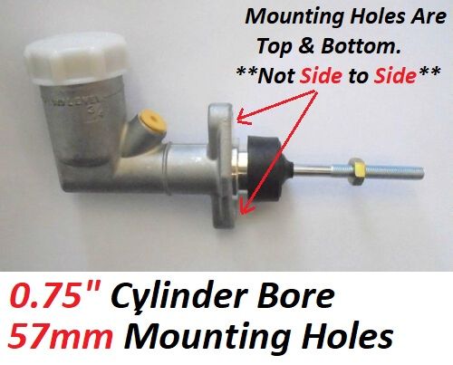 GIRLING TYPE BRAKE / CLUTCH MASTER CYLINDER x1 (Kit Car / Trike / Hot Rod / Classic / Custom) (0.75")  
