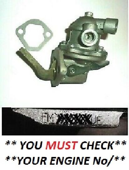 FUEL PUMP (Triumph Spitfire) (MkIV Early) (**See Eng. No/ **) (1970- 74)   