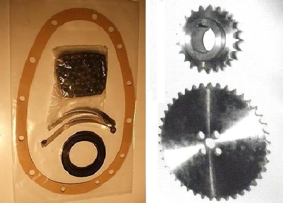 TIMING CHAIN KIT & SPROCKETS (Standard 8, 10, Pennant & Companion) (1953- 60) 