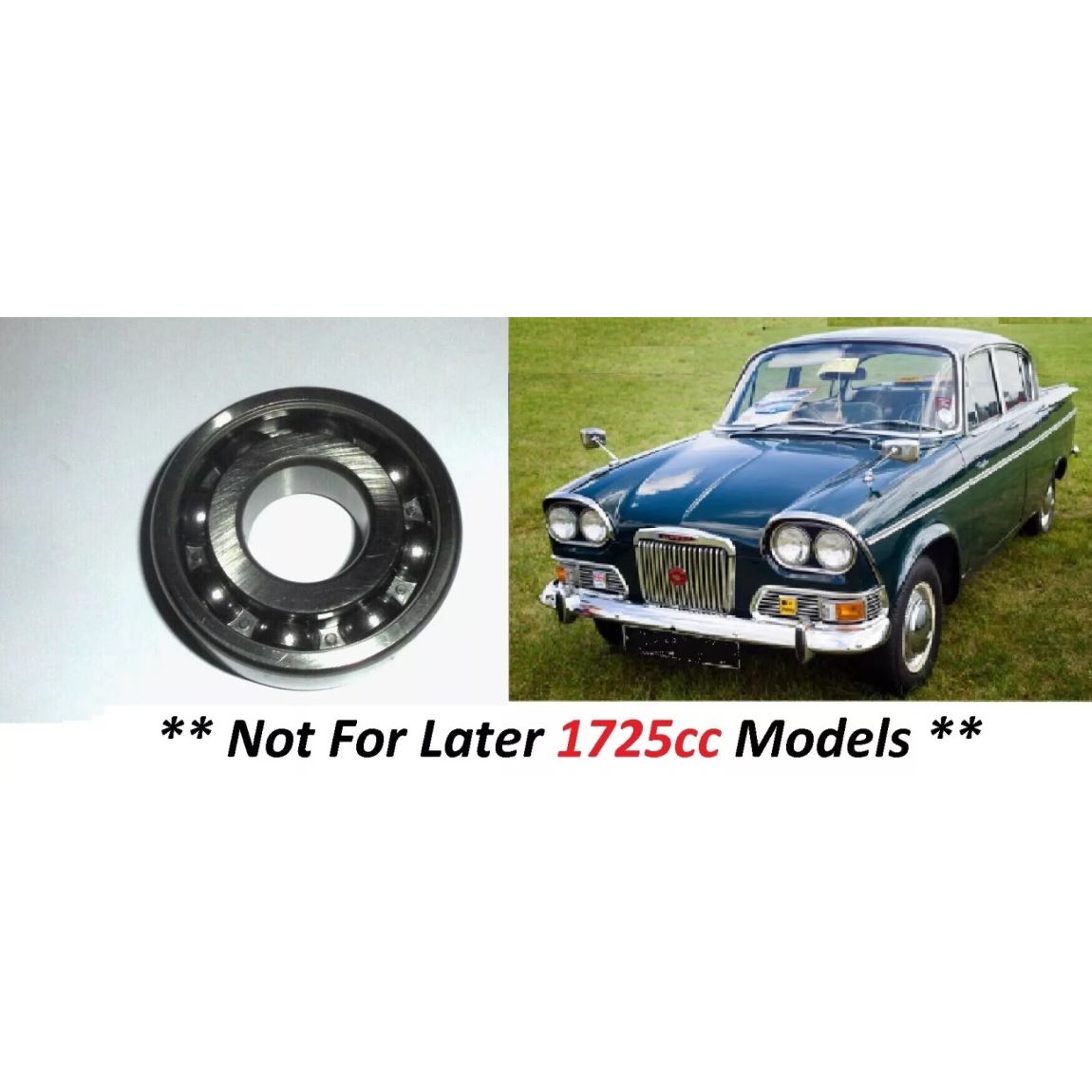 REAR WHEEL HUB BEARING KIT x1 (Humber Sceptre) (Mk1 Only) (**Not 1725cc**) (**1963- 65 Only**) 