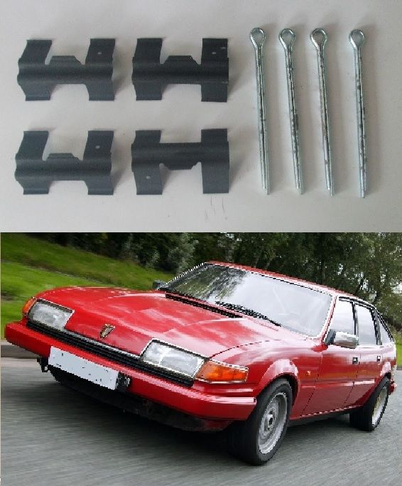 FRONT BRAKE PAD FITTING KIT - PINS & SHIMS (Rover SD1) (Jun 76- Dec 81 Only)
