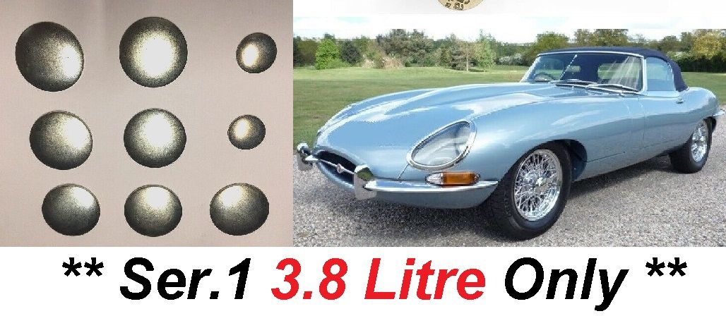 CORE PLUG ENGINE SET (Jaguar E Type Ser.1) (**3.8 Litre Only**) (1961- 64) 