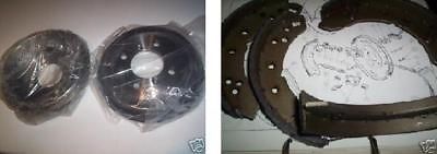 REAR BRAKE SHOES & DRUMS x2 (Triumph Herald)  (1959- 71)