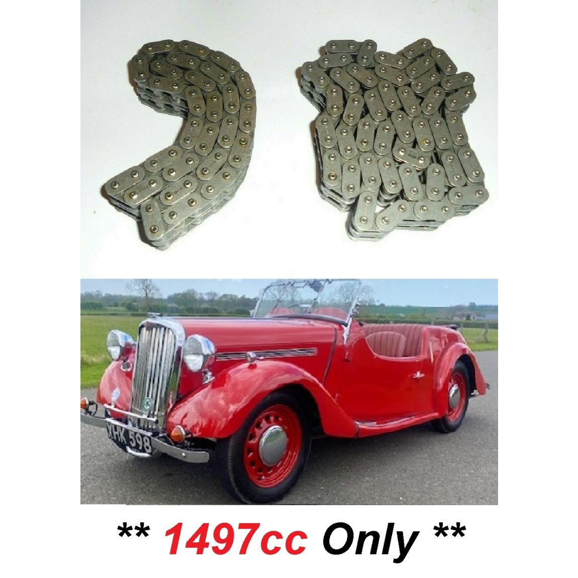 TIMING CHAINS (Singer 9 Roadster 4AD) (** 1497cc Only **) (1951- 55)