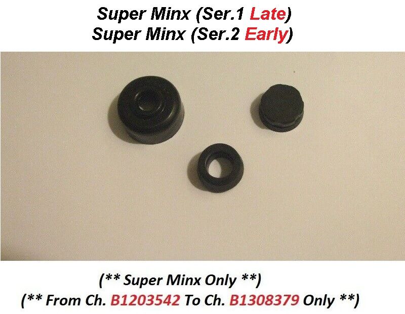 CLUTCH MASTER CYLINDER REPAIR SEALS KIT (Hillman Super Minx) (Ser.1 {Late} & Ser.2 {Early}) (**Check Ch. No/**) (**Aprox 1962- 63 Only**) 