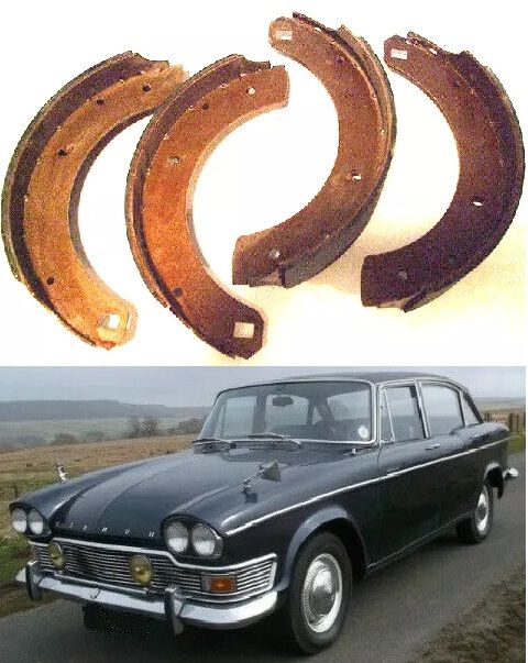 REAR BRAKE SHOES SET (Humber Super Snipe) (Ser.1,2,3,4,5,5a) (1958- 67) 