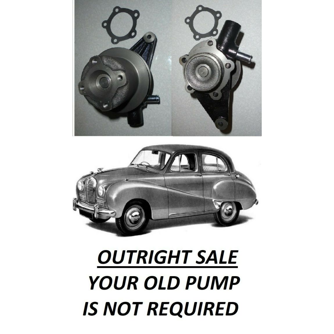 WATER PUMP (Austin A40 Somerset) (1200cc) (1952- 54) 