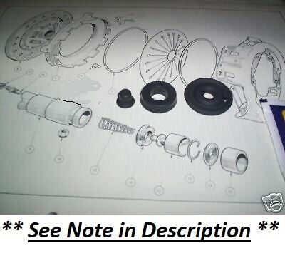 CLUTCH SLAVE CYLINDER REPAIR SEALS KIT (Triumph 1500 RWD Saloon) (1973- 76)   