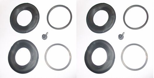 REAR BRAKE CALIPER REPAIR SEALS KITS x2 (Daimler 420) (1966- 68)