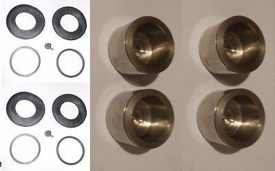 (x4) REAR BRAKE CALIPER PISTONS & SEALS (Jaguar 420 Saloon) (1966- 68)  