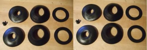FRONT BRAKE CALIPER REPAIR SEALS KITS x2 (Daimler Majestic Major & Limo DR450) (1960- 68)
