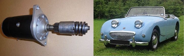 STARTER MOTOR (Austin Healey Frogeye Sprite) (1958- 61) 