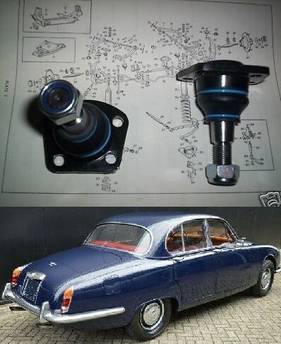 LOWER BALL JOINTS x2 (Jaguar S Type) (1963- 68) 