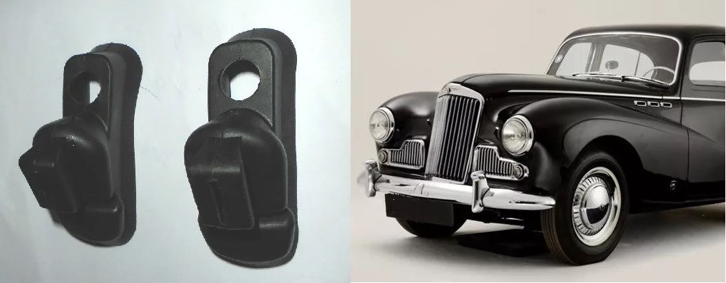 REAR WHEEL CYLINDER GAITERS x2 (Sunbeam Talbot 90) (Mk2, Mk2a & Mk3) (1950- 57) 