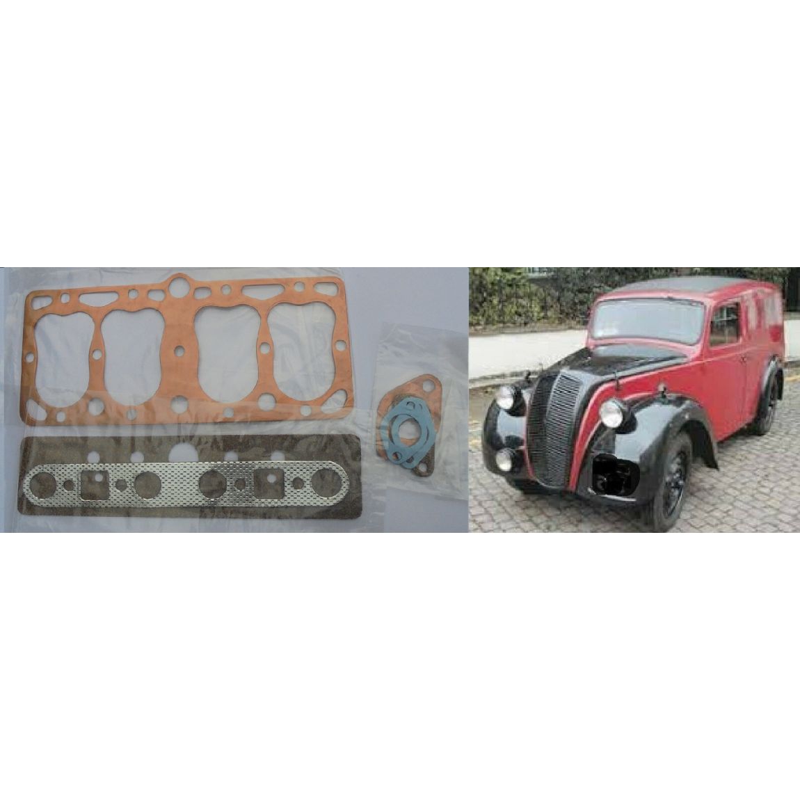 HEAD GASKET SET (Morris Z Van) (Side Valve 918cc) (**From 1939- 52**)