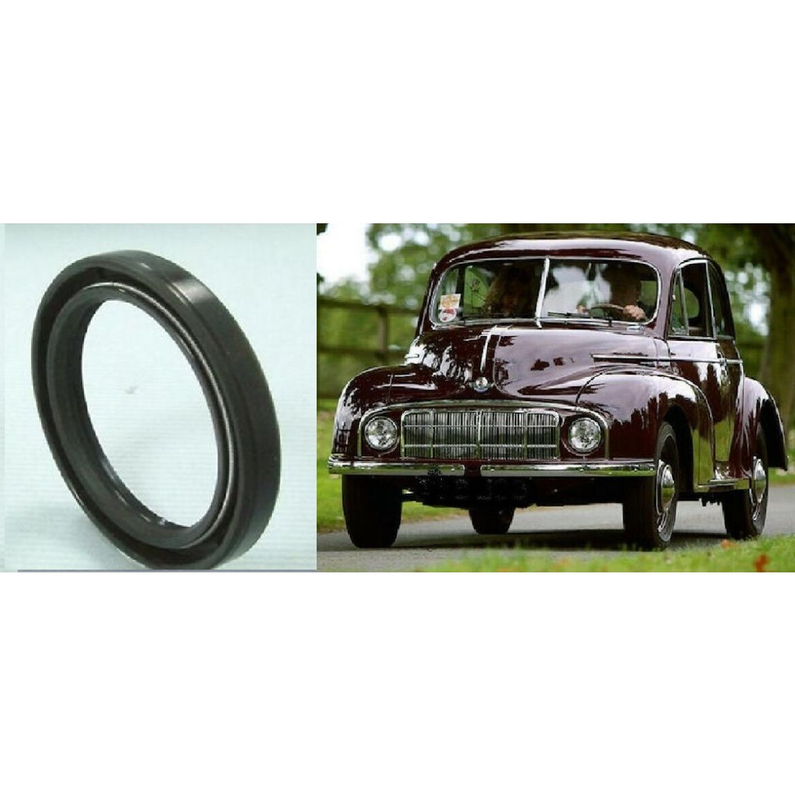 REAR AXLE HUB OUTER OIL SEAL x1 (Morris Minor) (Side Valve) (1948- 52)  