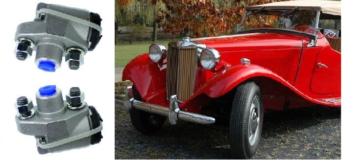 FRONT BRAKE WHEEL CYLINDERS x2 (MG TD & TF) (1950- 55)