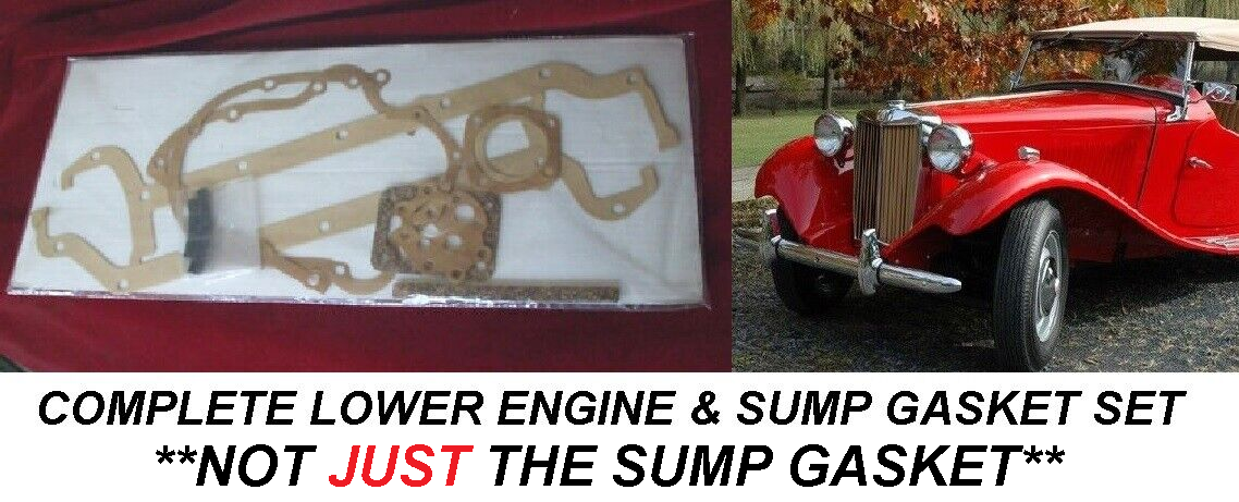 SUMP GASKET ENGINE SET (MG TB TC TD TF) (1250cc & 1500c) (1939- 55) 