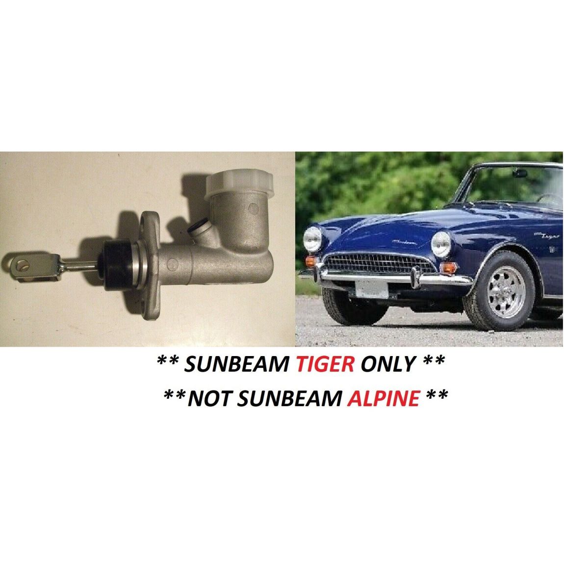 CLUTCH MASTER CYLINDER x1 (Sunbeam Tiger) (1964- 67) 