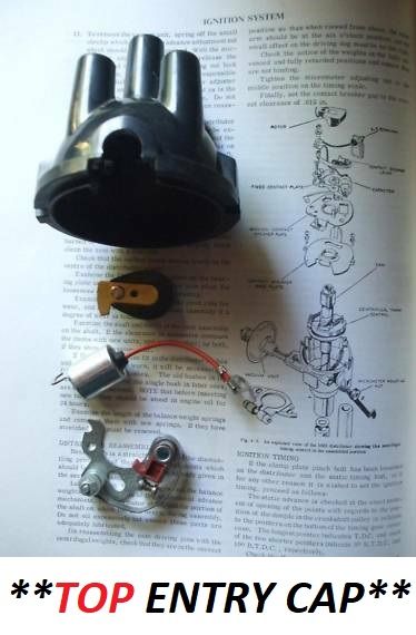 DISTRIBUTOR CAP POINTS ROTOR ARM CONDENSER (Morris 1800 Saloon) (**From 1967- 73 Only**)  