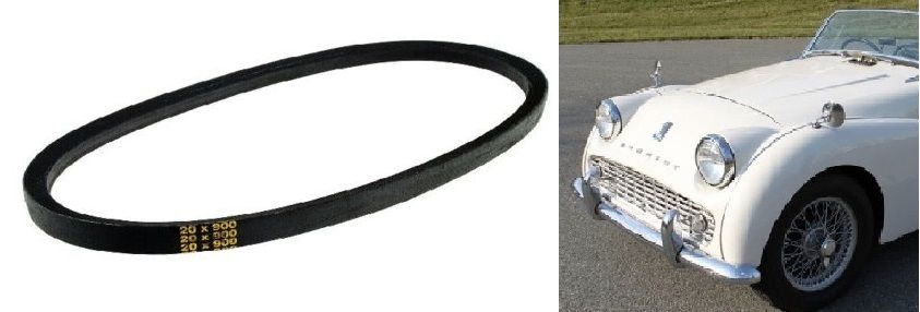 FAN BELT (Triumph TR2, TR3 TR4) (1953- 65) 