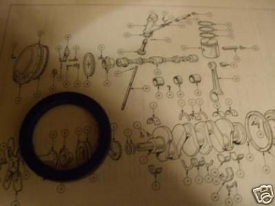 FRONT TIMING COVER OIL SEAL (Triumph Renown) (1949- 54)