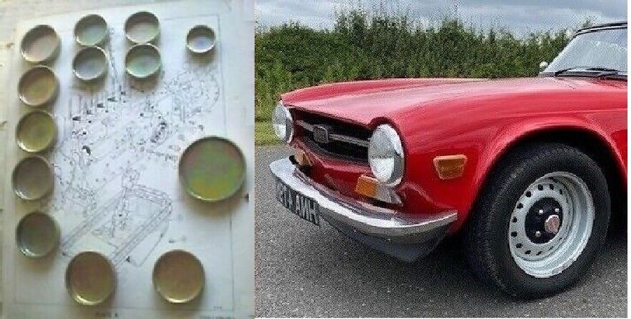 CORE PLUG ENGINE SET (Triumph TR5 & TR6) (1968- 76)