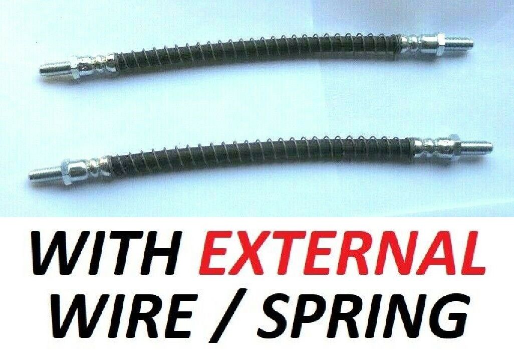 FRONT BRAKE HOSES x2 (Triumph TR4a TR5 TR6) (1965- 76)
