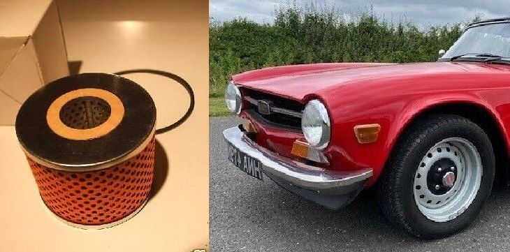 OIL FILTER (Triumph TR5 & TR6) (1967- 76)