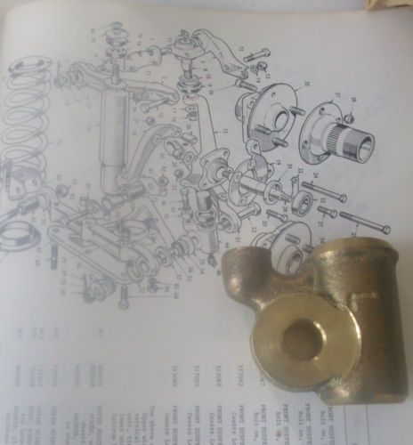 FRONT LOWER TRUNNION JOINT x1 (Triumph TR4a TR5 TR6) (Left Side)
