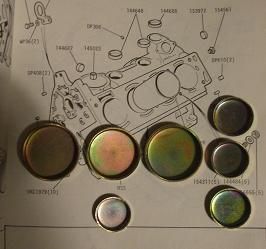 CORE PLUG ENGINE SET (Triumph TR7) (1975- 81) 