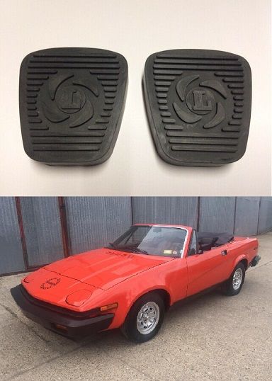 PEDAL RUBBERS x2 (Triumph TR7 & TR8) (1975- 81) 