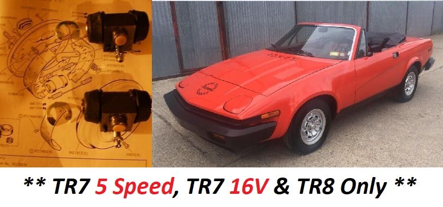 REAR BRAKE WHEEL CYLINDERS x2 (Triumph TR7 & TR8) (1975- 81)