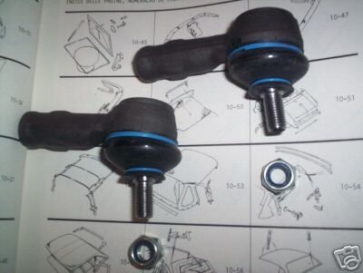 TRACK ROD ENDS x2 (Triumph 1500 Saloon) (FWD & RWD) (1970- 76) 
