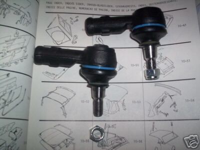 TRACK ROD ENDS x2 (Triumph TR4)