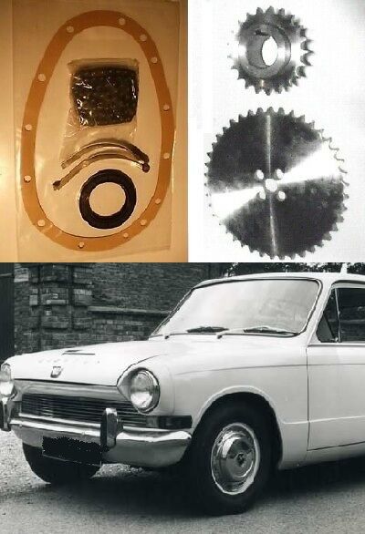 TIMING CHAIN KIT & SPROCKETS (Triumph 1300FWD Saloon) (1965- 70)