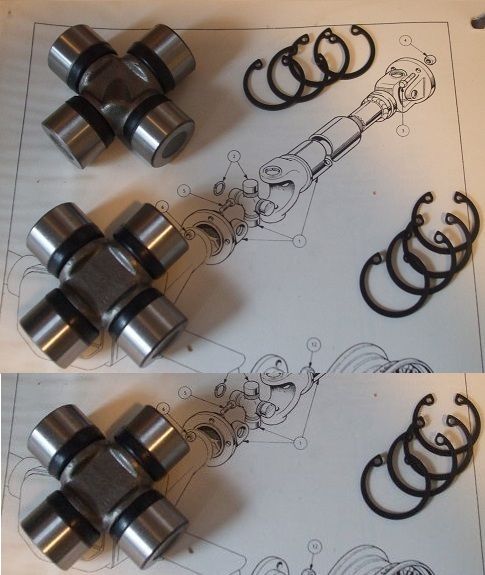 UNIVERSAL JOINTS x3 (Volvo P1800 P120 240 PV444 Amazon) (1945- )