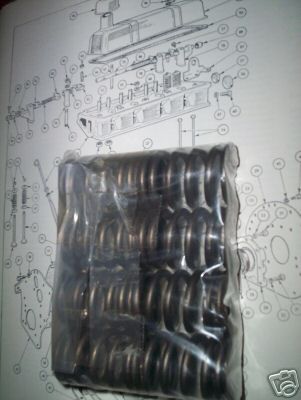 ENGINE VALVE SPRINGS x8 (MG T Type) (TB TC TD TF)  (1939- 55)