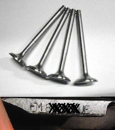 INLET VALVES x4 (Triumph 1500 Saloon) (FWD Only) (** See Eng No/ **) (** From Aug 71- 73 **)