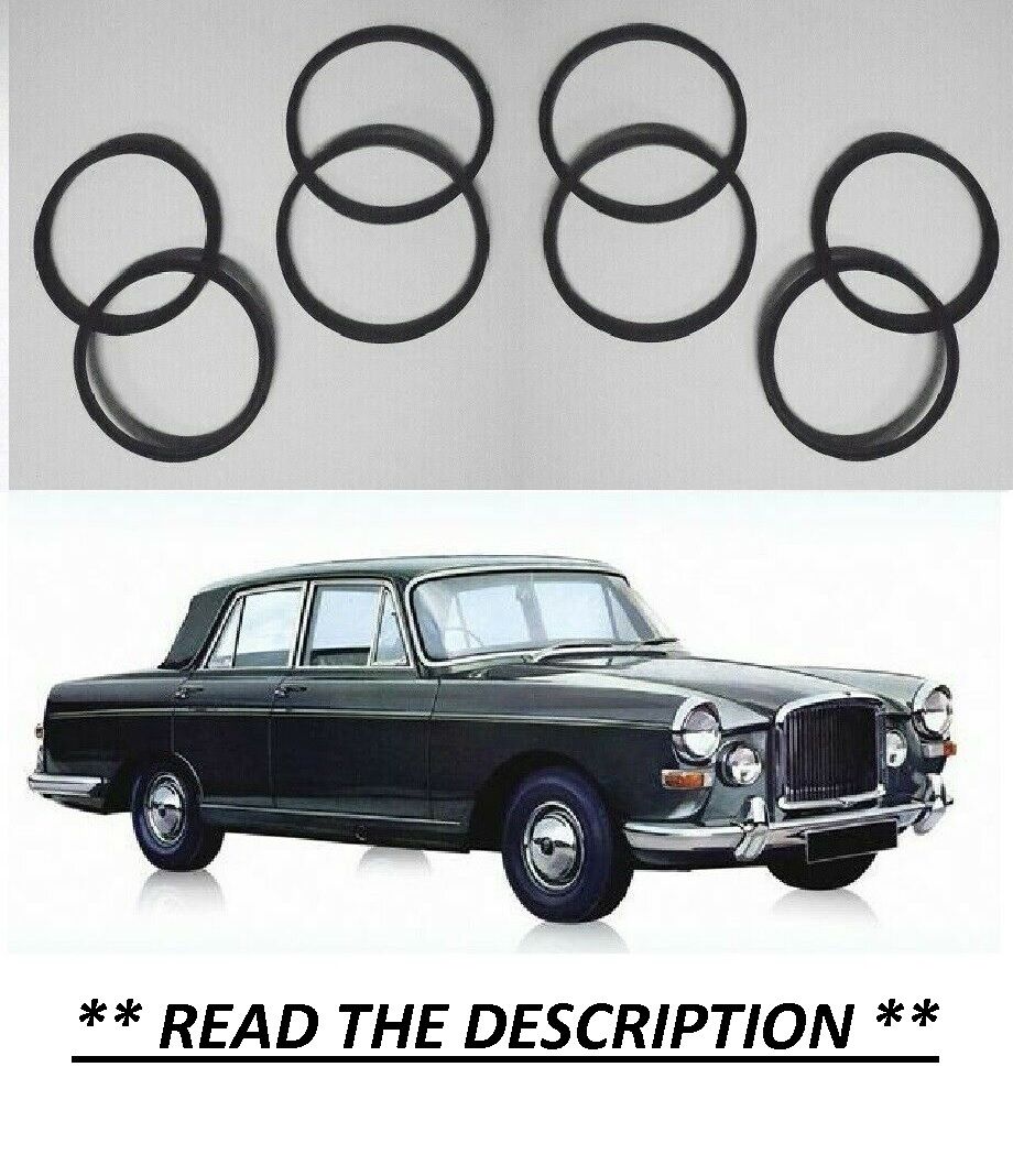 FRONT BRAKE CALIPER REPAIR SEALS KITS x2 (VDP Van Den Plas Princess) (**4.0R Litre**) (From 1964- 68) 