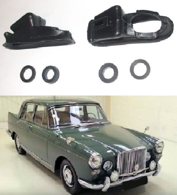 REAR BRAKE WHEEL CYLINDER REPAIR SEALS KITS x2 (VDP Van Den Plas Princess) (3.0 Litre) (1959- 64)