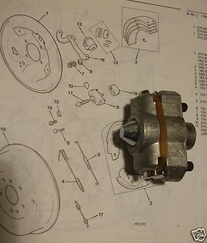 BRAKE ADJUSTER REAR x1 (Vauxhall Velox) (PA & PB) (1957- 66) 